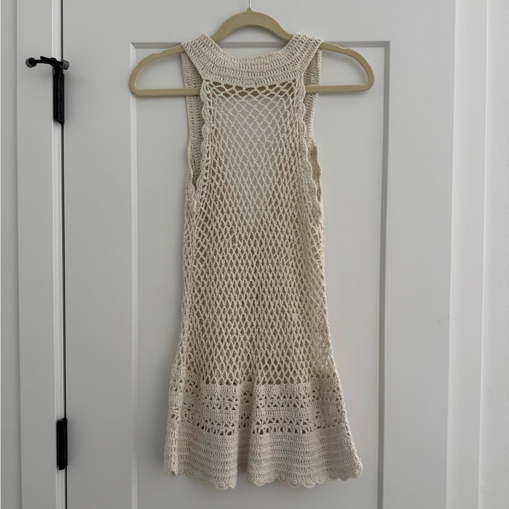 Vintage‎ crochet sweater cardigan - Picture 3 of 5